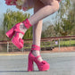 "LOVE ME" PLATFORM HEELS