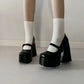 "STACY" PLATFORM HEELS