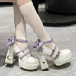 "MOONSTONE" PLATFORM HEELS