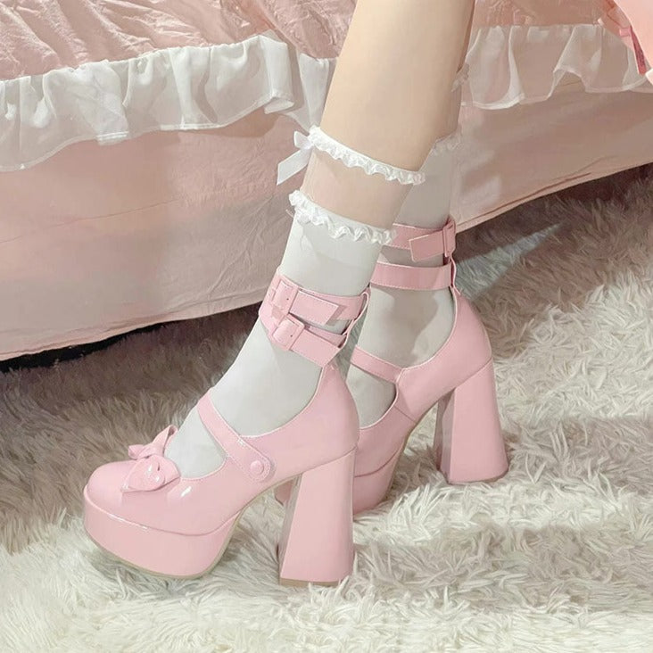 "LOVE ME" PLATFORM HEELS