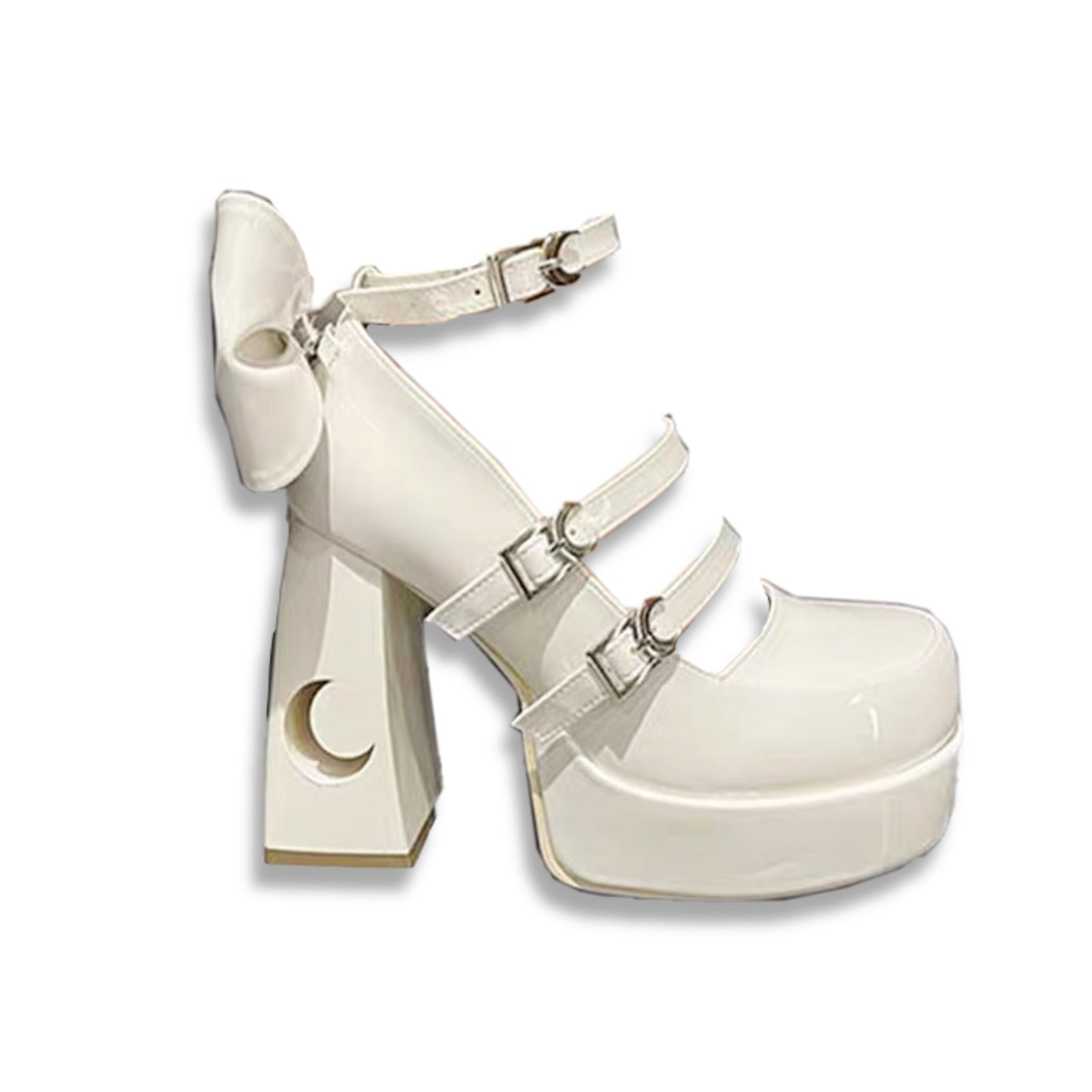 "MOONSTONE" PLATFORM HEELS