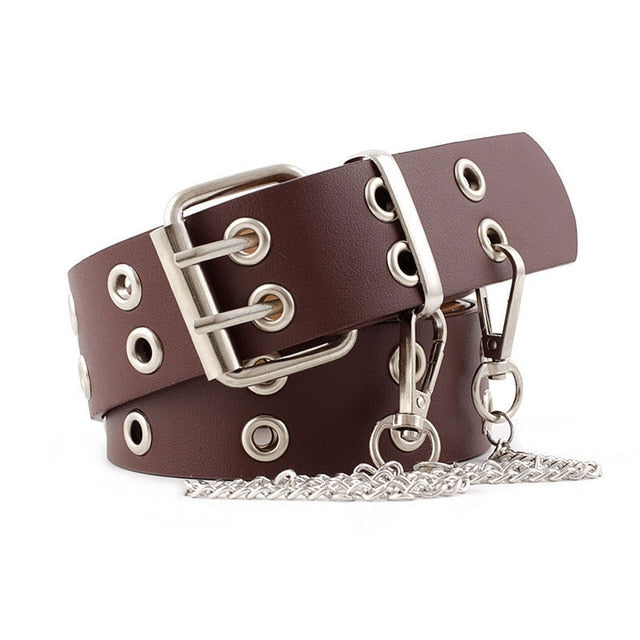 "PIN BUCKLE" BELT