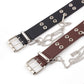 "PIN BUCKLE" BELT