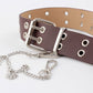 "PIN BUCKLE" BELT