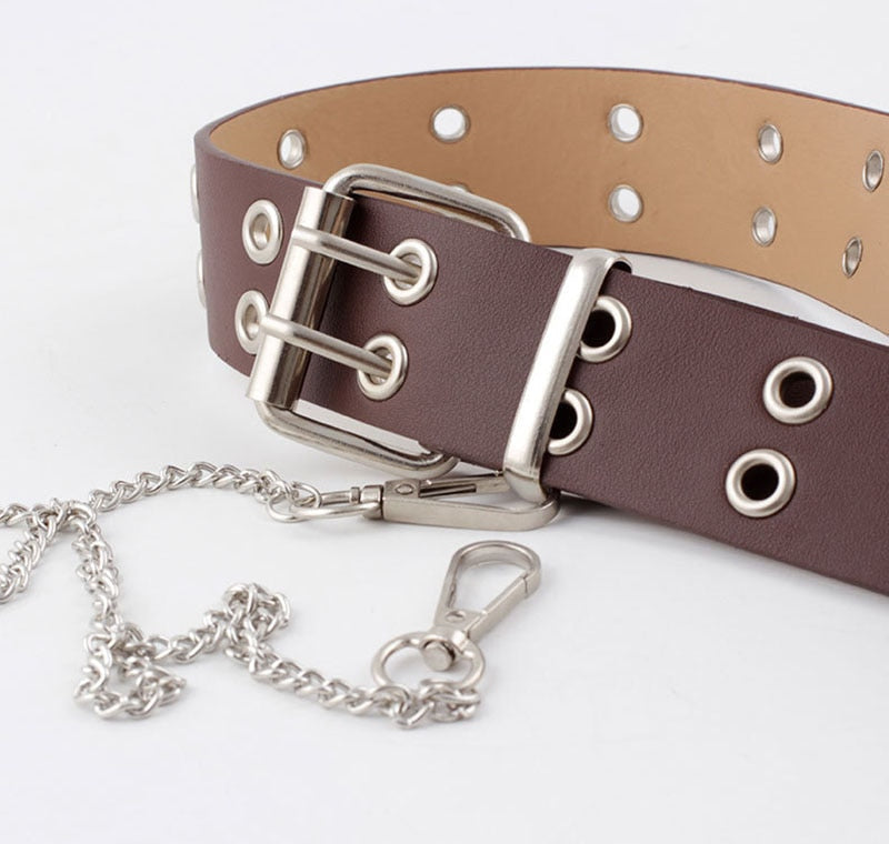 "PIN BUCKLE" BELT