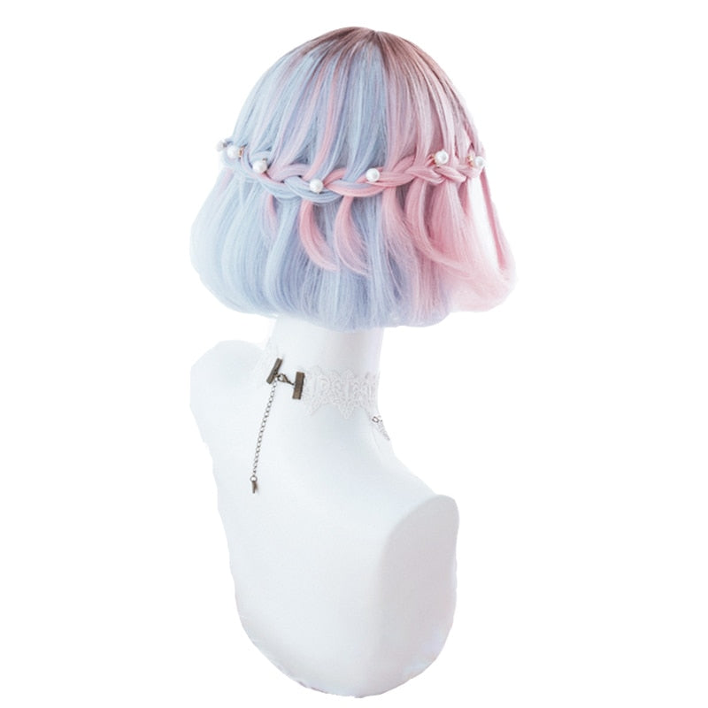 "COTTON CANDY GRADIENT" WAVEY WIG