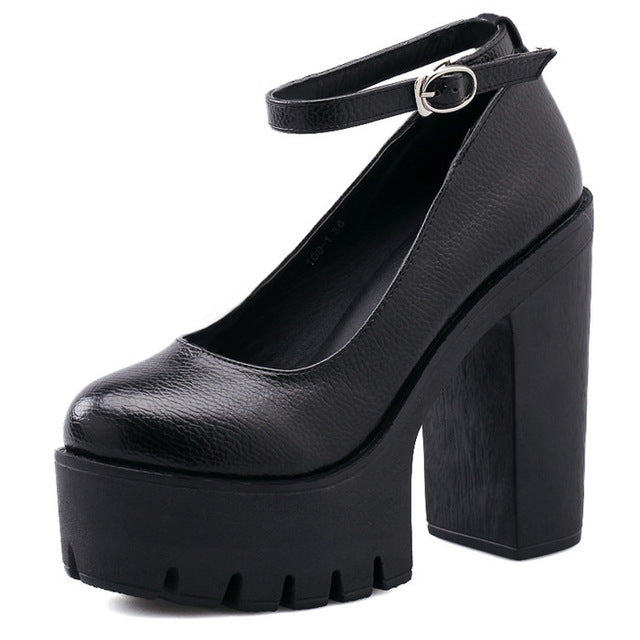 "MAYA" PLATFORM HEELS