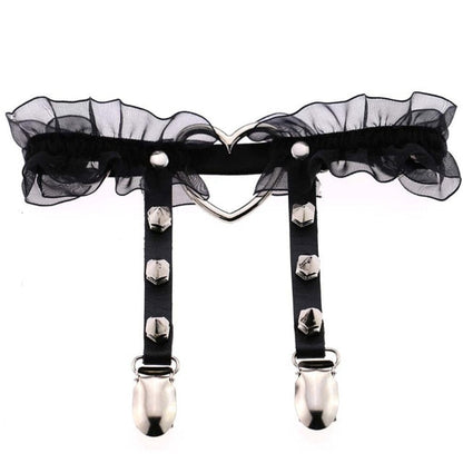 "BLACK" THIGH GARTERS