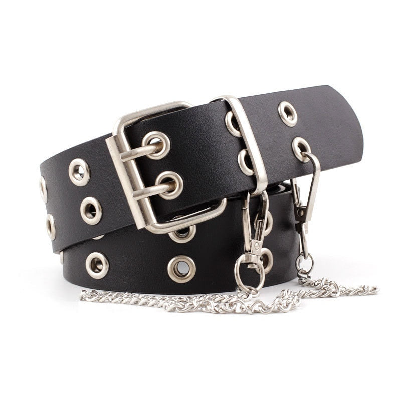 "DOUBLE PIN BUCKLE" BELT