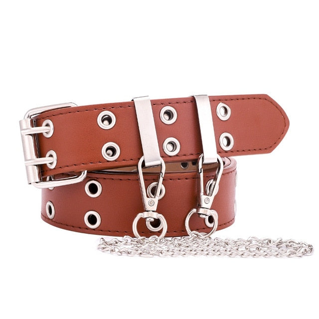 "DOUBLE PIN BUCKLE" BELT