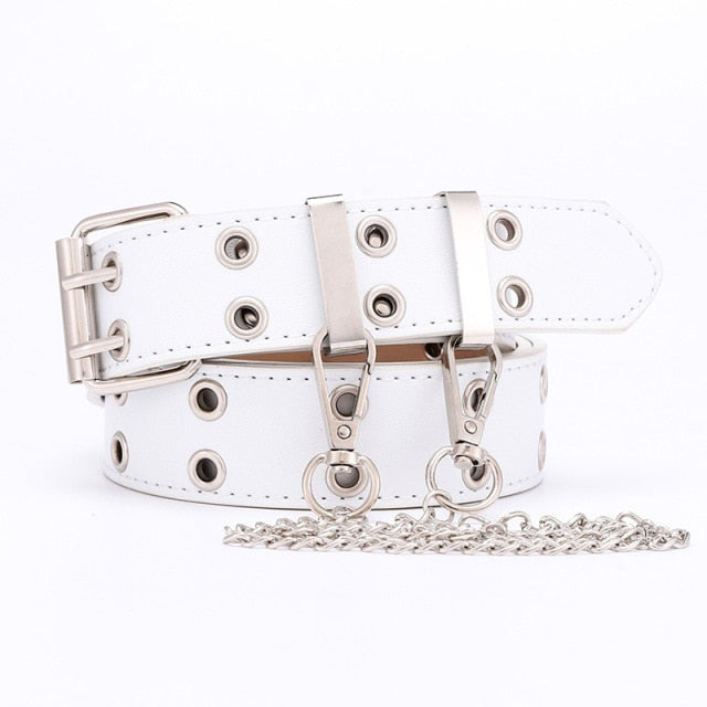 "DOUBLE PIN BUCKLE" BELT