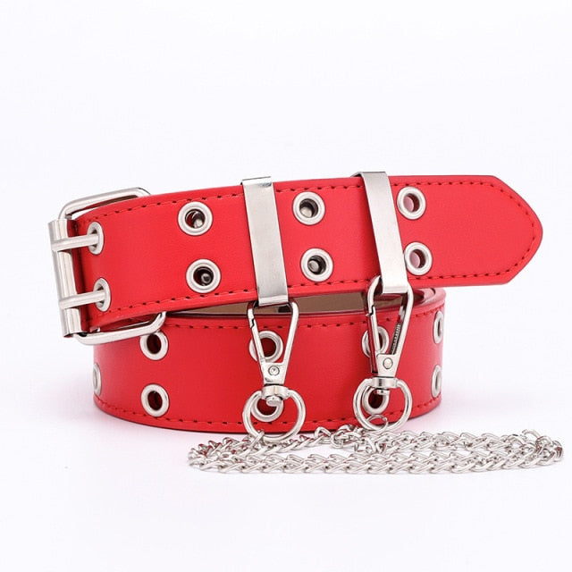 "DOUBLE PIN BUCKLE" BELT