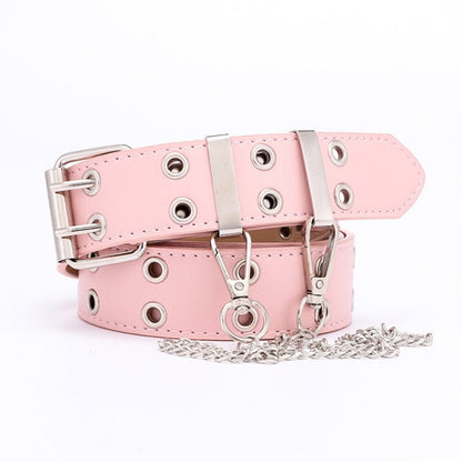 "DOUBLE PIN BUCKLE" BELT