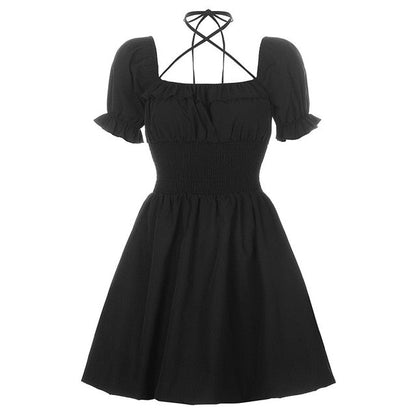 "SHADOW RUFFLE" DRESS