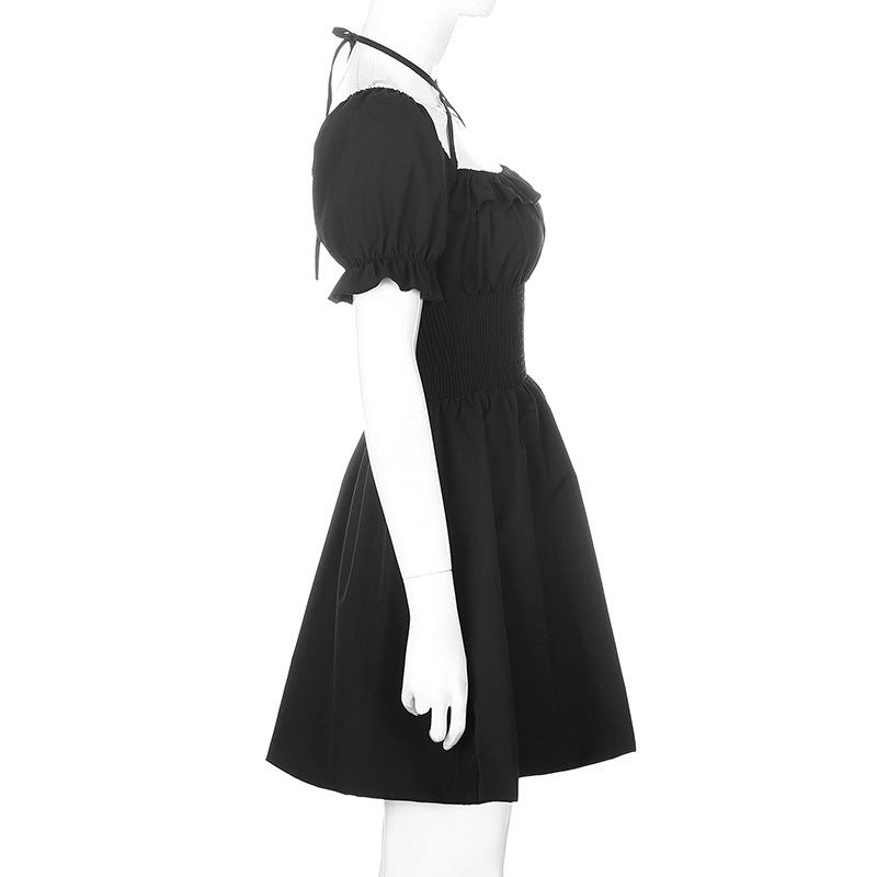 "SHADOW RUFFLE" DRESS