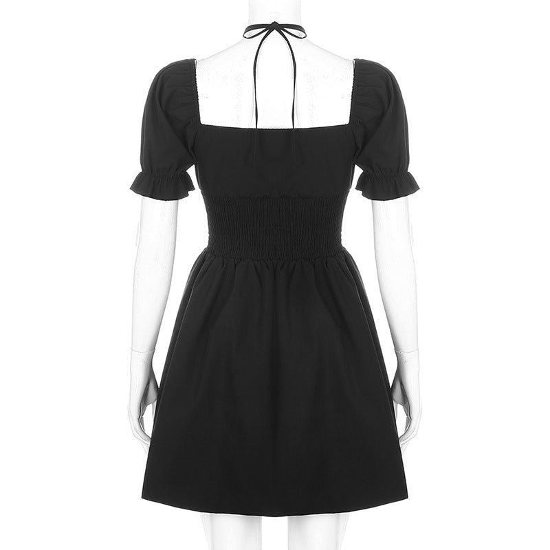 "SHADOW RUFFLE" DRESS