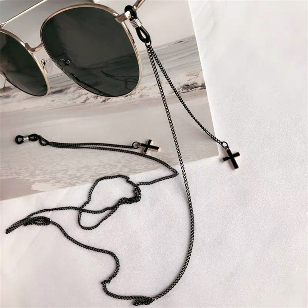 "CROSS MY HEART" GLASSES CHAIN