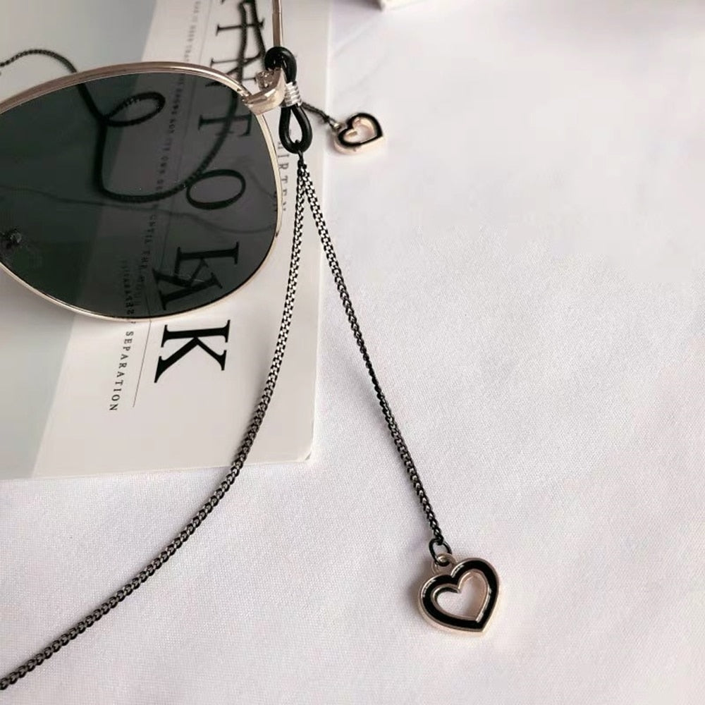 "CROSS MY HEART" GLASSES CHAIN