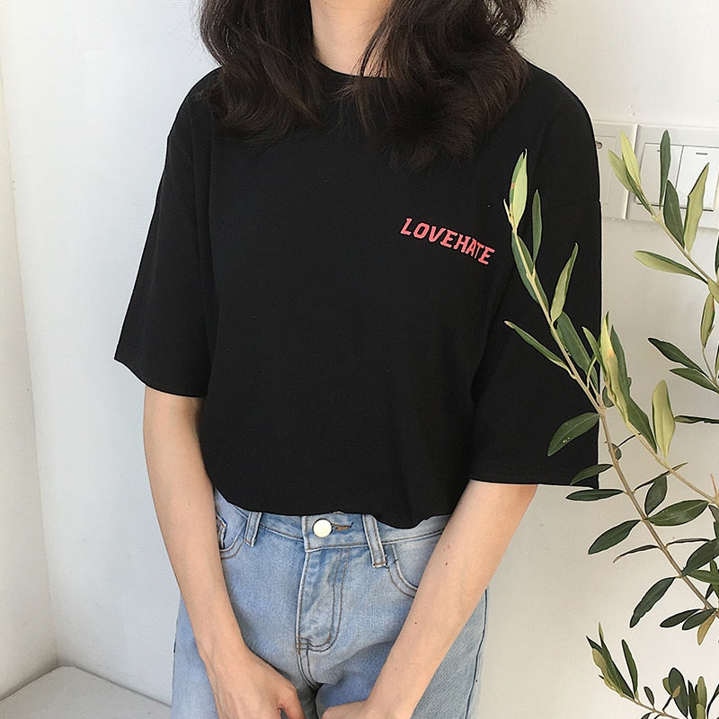 "LOVE AND HATE" T-SHIRT
