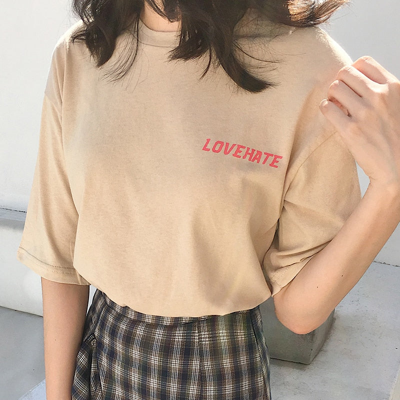 "LOVE AND HATE" T-SHIRT