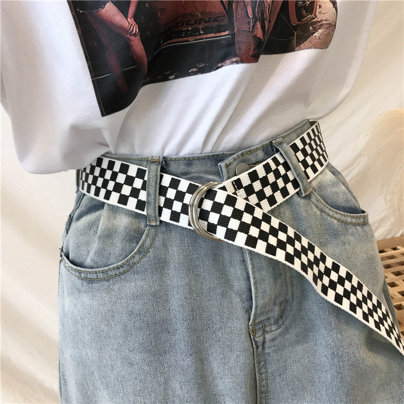 "CHECKERBOARD" BELT